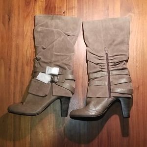 Fergalicious by Fergie Heeled Boots with Buckles